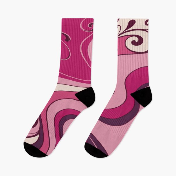Item preview, Fuchsia Pink Flowing Abstract  designed and sold by wiwiart.