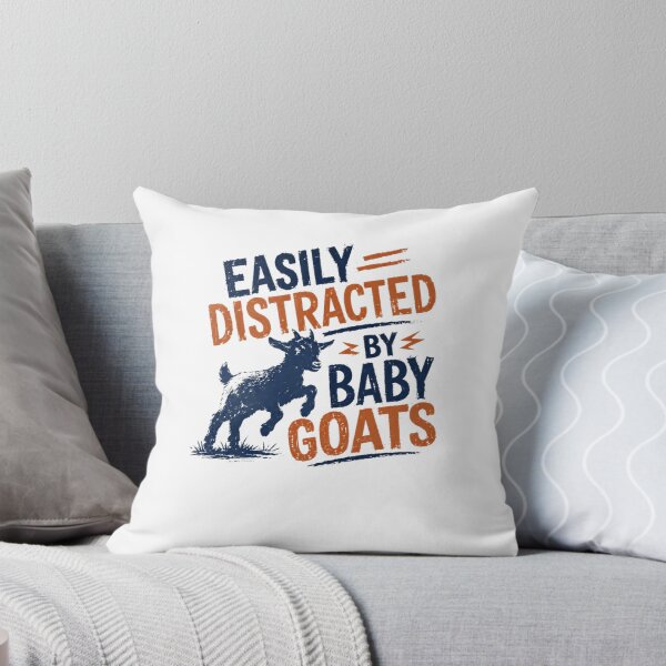 Item preview, Easily Distracted By Baby Goats Farm Animal Lover designed and sold by HumansStuck12.