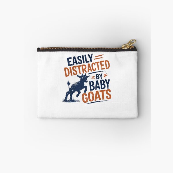 Item preview, Easily Distracted By Baby Goats Farm Animal Lover designed and sold by HumansStuck12.