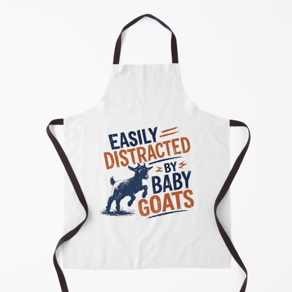 Item preview, Easily Distracted By Baby Goats Farm Animal Lover designed and sold by HumansStuck12.