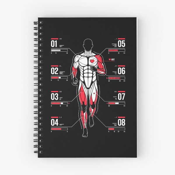 Item preview, Athletic Biometric Telemetry - Muscular Anatomy Runner HUD designed and sold by SplashTastic.