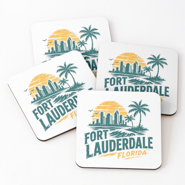 Artikelvorschau, Fort Lauderdale, Florida – Reisen, Touristenurlaub, Einwohner entworfen und verkauft von RetroMini2026.