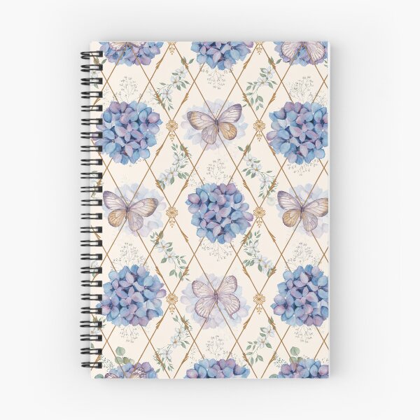 Item preview, Luxury Hydrangea Argyle Pattern – Watercolor Cottage Garden Floral Diamond Design designed and sold by Tamas Das.