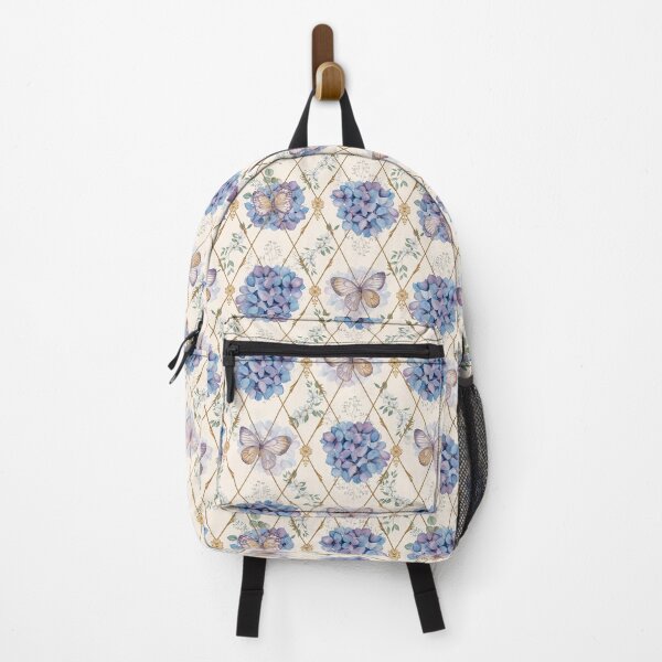 Item preview, Luxury Hydrangea Argyle Pattern – Watercolor Cottage Garden Floral Diamond Design designed and sold by Tamas Das.