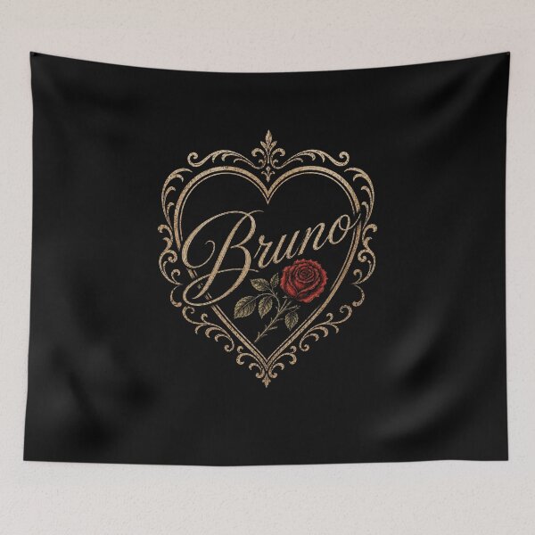 Item preview, Bruno Heart Rose Vintage Romantic Design designed and sold by Abigaildixon92.