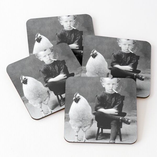 Item preview, Smoking Boy with Chicken designed and sold by jaqmusicoo.
