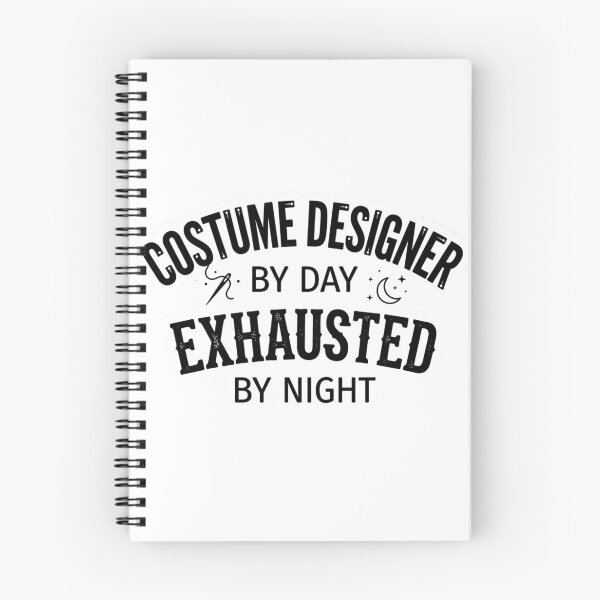 Item preview, Costume Designer By Day Exhausted By Night Funny Wardrobe Department Tech Crew Quote designed and sold by raedattia.