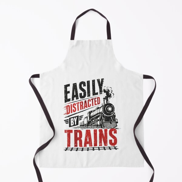 Item preview, Easily Distracted By Trains Railfan Locomotive Enthusiast designed and sold by HumansStuck12.