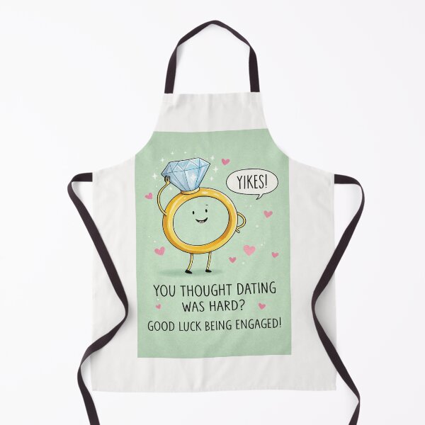 Item preview, Funny Engagement Congratulations with Diamond Ring and Dating Humor designed and sold by Places On Earth.