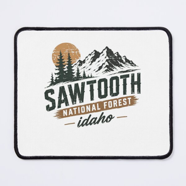 Item preview, Sawtooth National Forest Idaho Outdoor Hiking Camping Traveler Souvenir designed and sold by RetroMini2026.