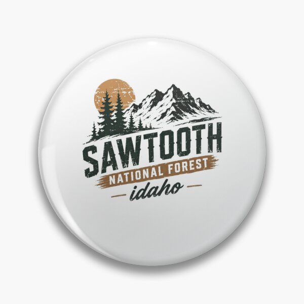 Item preview, Sawtooth National Forest Idaho Outdoor Hiking Camping Traveler Souvenir designed and sold by RetroMini2026.