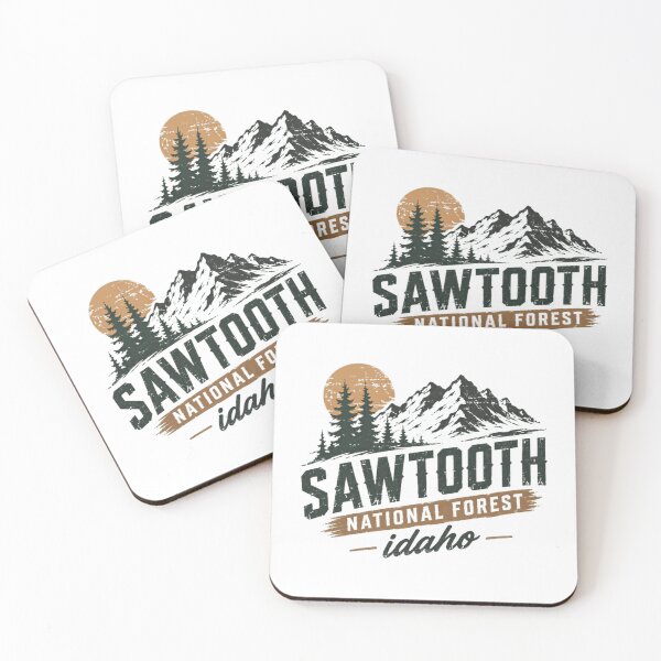 Item preview, Sawtooth National Forest Idaho Outdoor Hiking Camping Traveler Souvenir designed and sold by RetroMini2026.