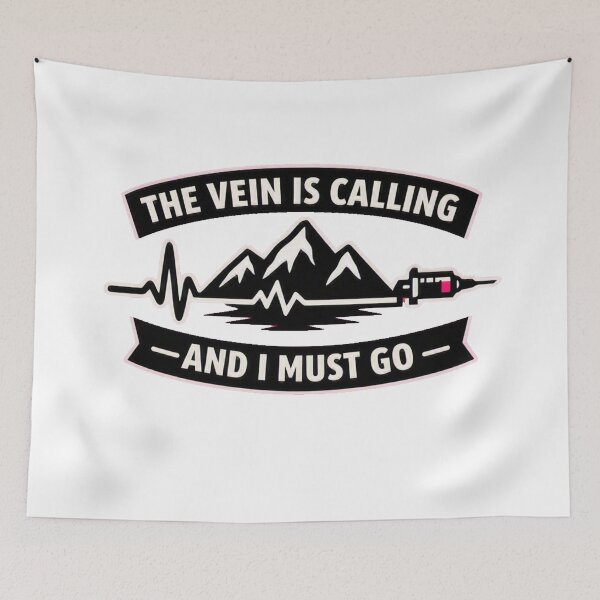 Item preview, The Vein Is Calling And I Must Go Funny Phlebotomist designed and sold by Timeless Junction.