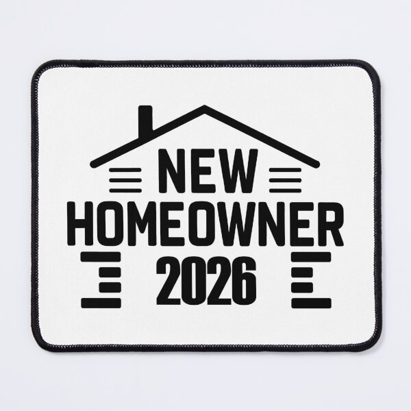 Item preview, New Homeowners 2026 Modern Silhouette designed and sold by EmeraldeaArt.