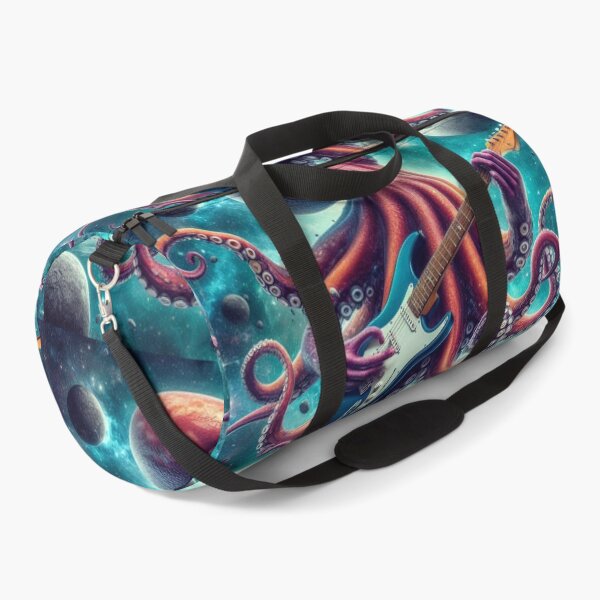 Item preview, Octopus playing guitar in space designed and sold by JALNERVION SHOP.