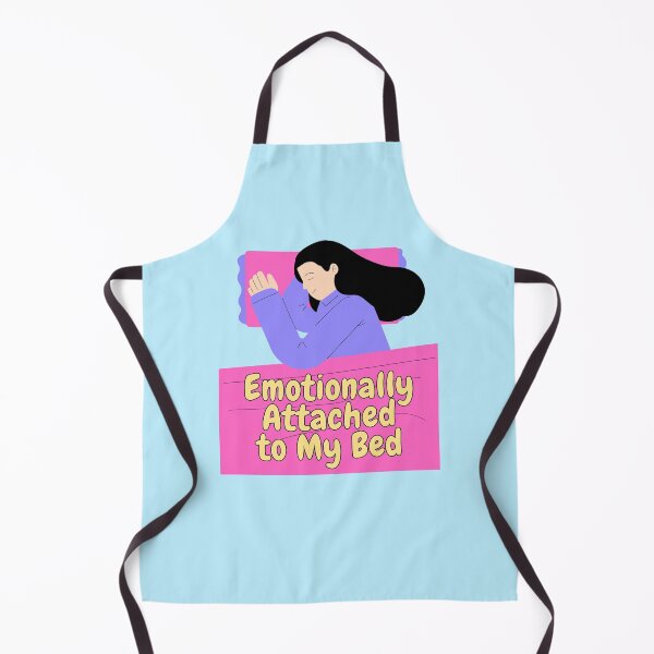 Item preview, Emotionally Attached to My Bed Funny Quote designed and sold by jianina-alondra.