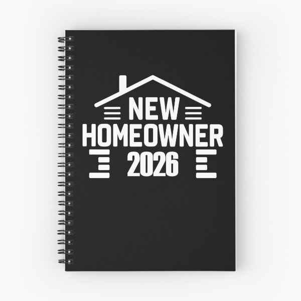 Item preview, New Homeowners 2026 white Modern Silhouette designed and sold by EmeraldeaArt.