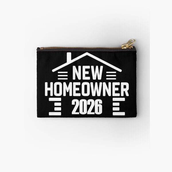 Item preview, New Homeowners 2026 white Modern Silhouette designed and sold by EmeraldeaArt.