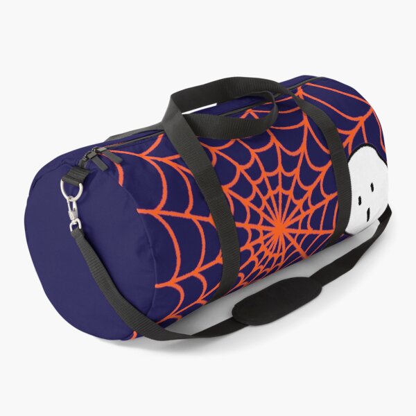 Item preview, Cute Orange Spider Web and Little Ghosts Halloween Design designed and sold by ubborn.