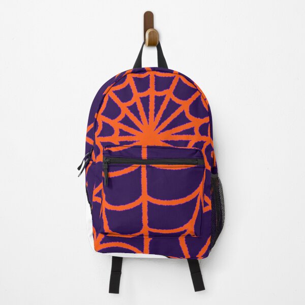 Item preview, Cute Orange Spider Web and Little Ghosts Halloween Design designed and sold by ubborn.