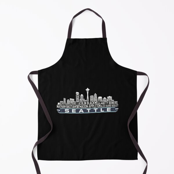 Item preview, Seattle Skyline Typography Fan designed and sold by rRiston1986.