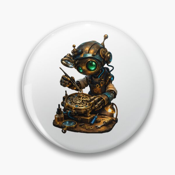 Item preview, Steampunk Robot Clockmaker designed and sold by Yomere.