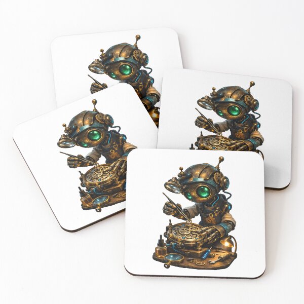 Item preview, Steampunk Robot Clockmaker designed and sold by Yomere.