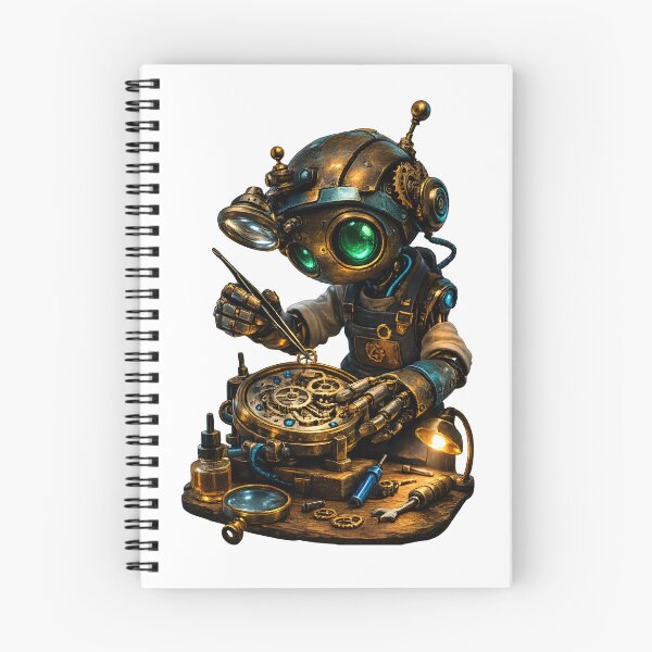 Item preview, Steampunk Robot Clockmaker designed and sold by Yomere.