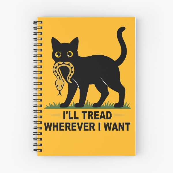 Item preview, I'll-Tread-Wherever-I-Want designed and sold by PurrfectHome.