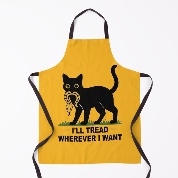 Item preview, I'll-Tread-Wherever-I-Want designed and sold by PurrfectHome.