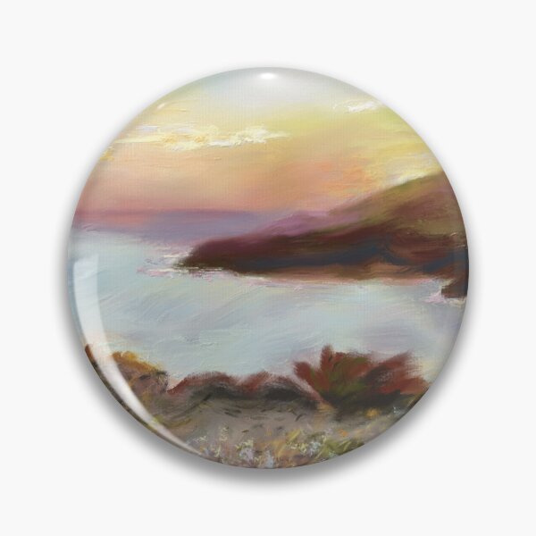 Item preview, Purple Mountains Oceanscape designed and sold by Jennifer Margrave-Garcia.