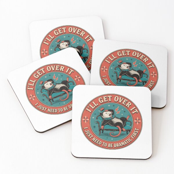 Item preview, I'll Get Over It I Just Need To Be Dramatic First Funny Opossum Drama designed and sold by RetroMini2026.