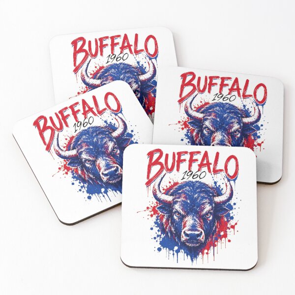 Item preview, Buffalo 1960 Vintage Grunge Animal Tee designed and sold by JohnBrewe65431.