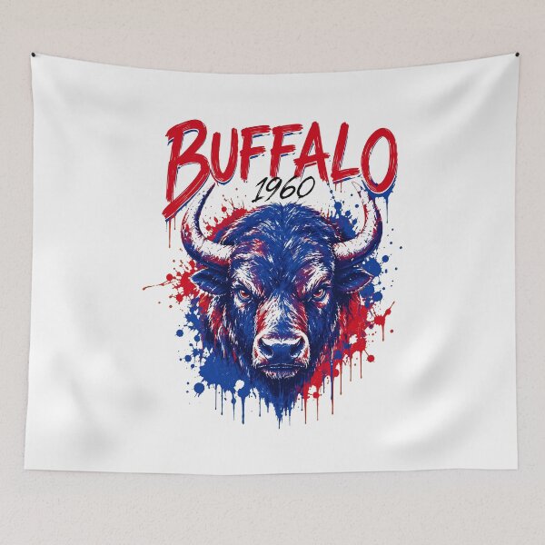 Aperçu de l'œuvre T-shirt vintage Buffalo 1960 Grunge Animal créée et vendue par JohnBrewe65431.