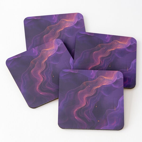 Item preview, Purple Futuristic Fluid Waves Abstract Digital designed and sold by FestivityFinds.