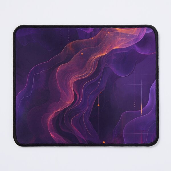 Item preview, Purple Futuristic Fluid Waves Abstract Digital designed and sold by FestivityFinds.