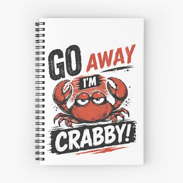 Item preview, Go Away I'm Crabby! Grumpy Crab Mood Introvert Ocean designed and sold by RetroMini2026.