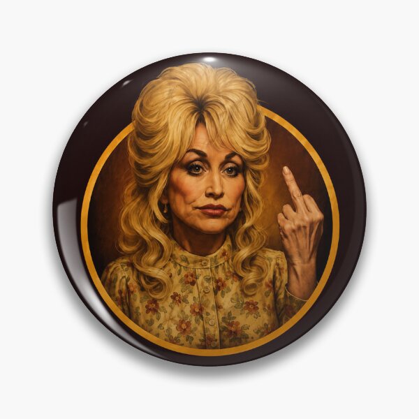 Item preview, Dolly Parton Middle Finger  designed and sold by SarlineStudio.
