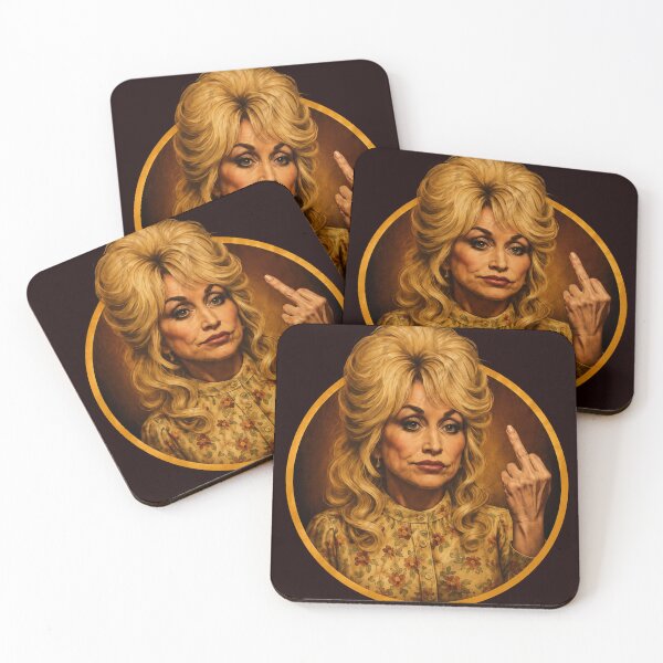 Item preview, Dolly Parton Middle Finger  designed and sold by SarlineStudio.