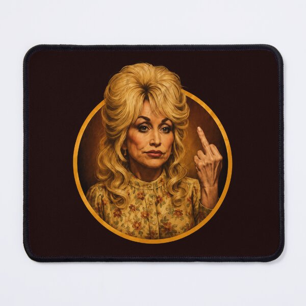 Item preview, Dolly Parton Middle Finger  designed and sold by SarlineStudio.