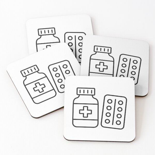 Item preview, Medicine Bottle And Pills Line Icon designed and sold by VectorForge Studio.