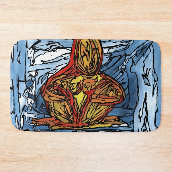 Item preview, Fiery Serenity – Abstract Expressionist Painting by Dwaalhaas designed and sold by Dwaalhaas.com.