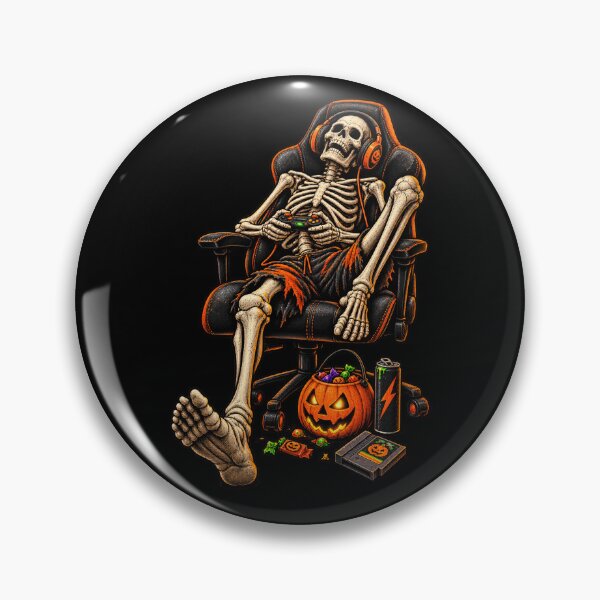 Item preview, Skeleton Gamer Halloween – Spooky Gaming Till You Die designed and sold by will freed18.