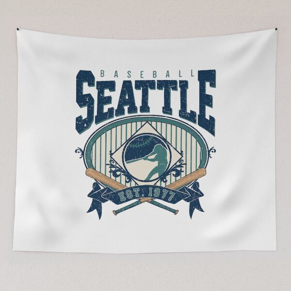 Item preview, Seattle Baseball Est 1977 Retro Athletic Tee designed and sold by AshleySan84254.