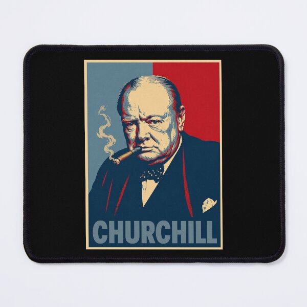 Item preview, Winston Churchill Poster, Vintage Propaganda Wall Art, Retro Pop Art Print, British History Decor designed and sold by ValentinaHramov.