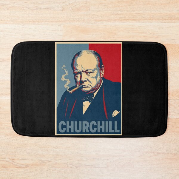 Item preview, Winston Churchill Poster, Vintage Propaganda Wall Art, Retro Pop Art Print, British History Decor designed and sold by ValentinaHramov.