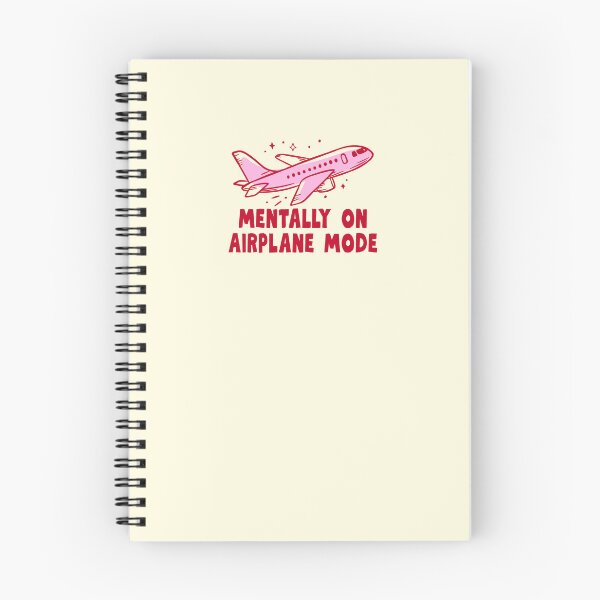 Item preview, Mentally on Airplane Mode Funny Introvert Quote designed and sold by jianina-alondra.