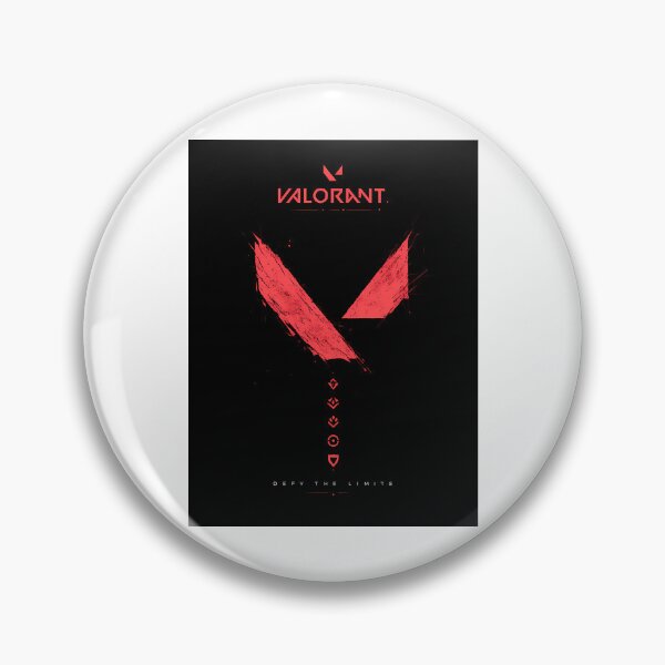 Item preview, Minimalist Valorant V Logo  Red  Black Gaming Esports Design designed and sold by mckinnl-eykilby.