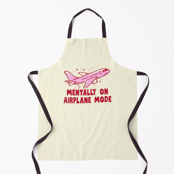 Item preview, Mentally on Airplane Mode Funny Introvert Quote designed and sold by jianina-alondra.