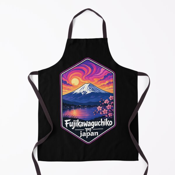 Item preview, Fujikawaguchiko Mount Fuji Trippy Art Japan Travel designed and sold by TomFrontierArt.